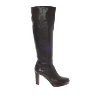 Stuart Weitzman Boots Leather in Brown