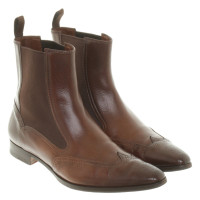 Santoni bottes Chelsea en cuir