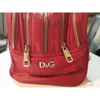 D&G Lily Glam Bag en Coton en Rouge