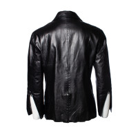 Costume National Jacket/Coat Leather in Black