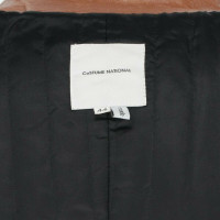Costume National Jacket/Coat Leather in Brown