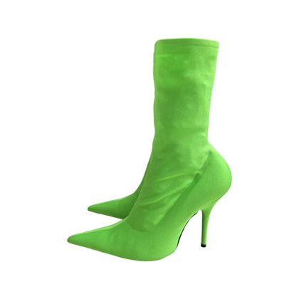 Balenciaga Ankle boots Canvas in Green