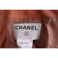 Chanel Jacket/Coat Leather in Pink