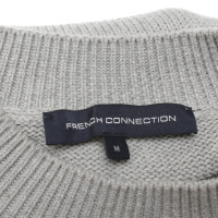 French Connection Kurzärmeliger Pullover in Grau