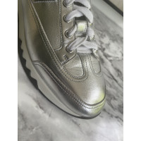 Hermès Trainers Leather in Silvery