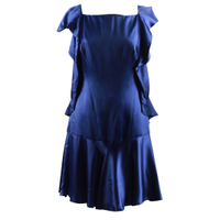 Karen Millen Dress Cotton in Blue