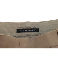 Luisa Cerano Trousers Cotton in Olive