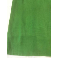 S Max Mara Dress Linen in Green