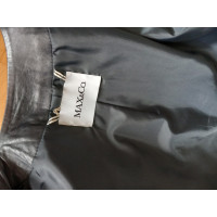Max & Co Jacke/Mantel aus Leder in Blau