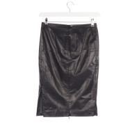 Costume National Skirt Leather in Black