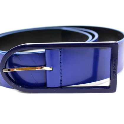 Dior Cintura in Pelle in Blu