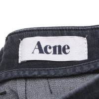 Acne Jeans in Cotone in Grigio