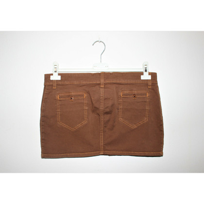 Patrizia Pepe Skirt Cotton in Brown