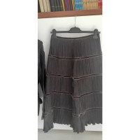 Max Mara Skirt Silk in Brown