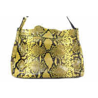 Orciani Shopper Leather in Yellow