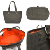 Bulgari Handtasche aus Canvas in Braun