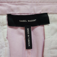 Isabel Marant Paire de Pantalon en Coton en Rose/pink
