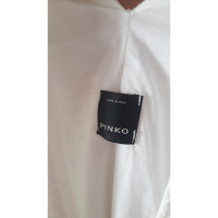 Pinko Jacke/Mantel aus Baumwolle in Weiß