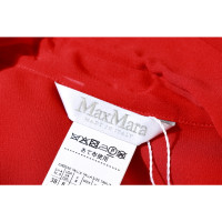 Max Mara Dress Silk in Red