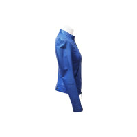 Roberto Cavalli Giacca/Cappotto in Pelle in Blu