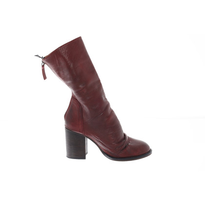 Free People Boots Leather in Bordeaux