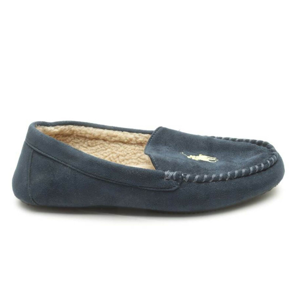 Polo Ralph Lauren Scarpe stringate in Pelle in Blu