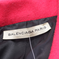 Balenciaga Veste/Manteau en Laine en Rouge