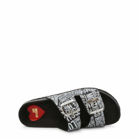 Love Moschino Slippers/Ballerinas Leather in Black