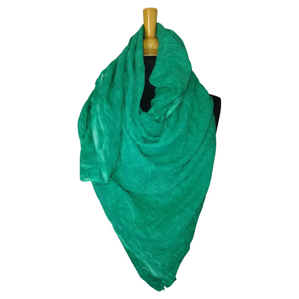 Hugo Boss Scarf/Shawl Cotton in Green