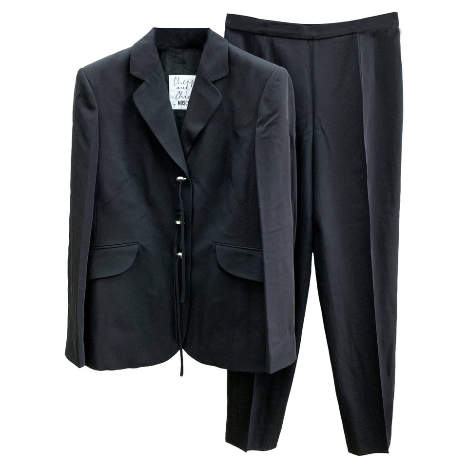 Moschino Cheap And Chic Suit Wol in Zwart