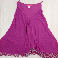 Emanuel Ungaro Skirt Silk in Pink