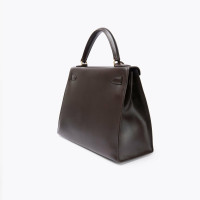 Hermès Kelly Bag 28 en Cuir en Marron