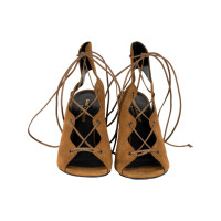 Saint Laurent Lace-up shoes Suede in Ochre