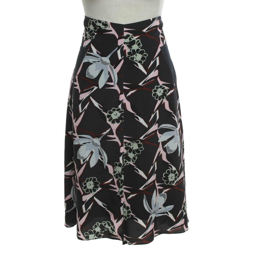 Schumacher Silk skirt with pattern