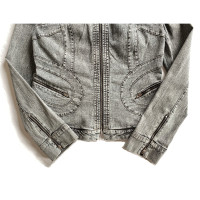 Christian Lacroix Jacket/Coat Jeans fabric in Grey