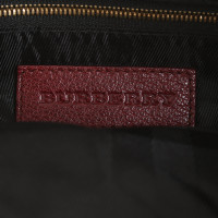 Burberry Handtasche aus Leder in Bordeaux