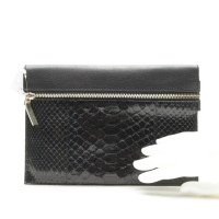 Victoria Beckham Clutch en Cuir en Noir