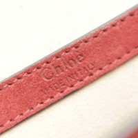 Chloé Umhängetasche aus Leder in Rot