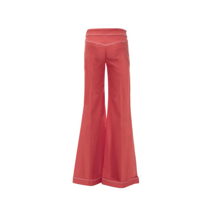 Genny Hose aus Baumwolle in Rot