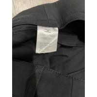 Elisabetta Franchi Trousers Cotton in Black