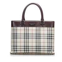 Burberry Tote Bag aus Canvas in Beige