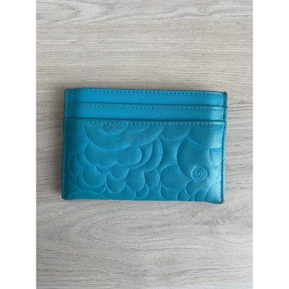 Chanel Bag/Purse Leather in Turquoise