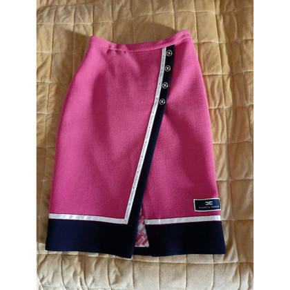 Elisabetta Franchi Skirt Wool in Pink