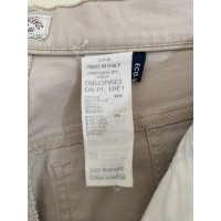 Armani Jeans Paire de Pantalon en Coton en Beige