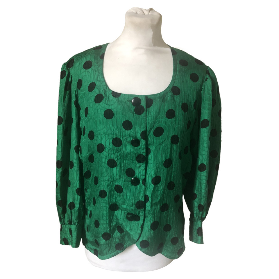 Yves Saint Laurent Knitwear Silk in Green