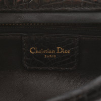 Christian Dior "Medium Lady Dior" en cuir de crocodile