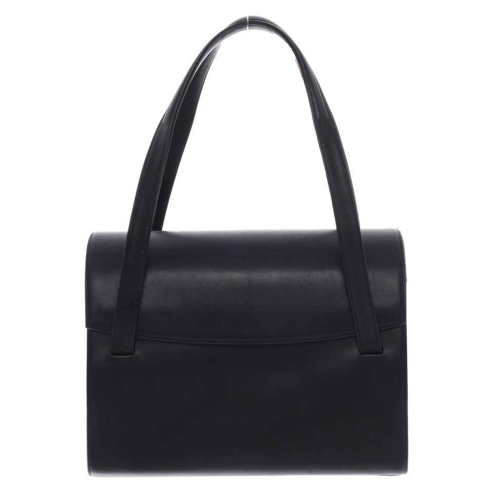 Malo Handbag Leather in Black