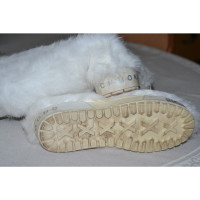 Richmond Boots Fur in White