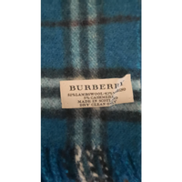 Burberry Sciarpa in Lana in Blu