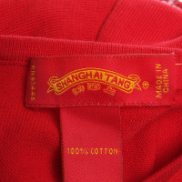 Shanghai Tang  Top Cotton in Red